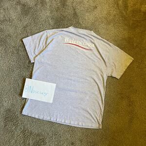 Authentic Balenciaga Campaign Logo Tee S